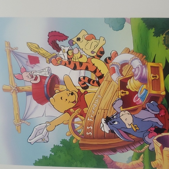 Disney Celebrate The Pooh Meanin of freind Lithograph Disney Store Performance - Picture 7 of 14